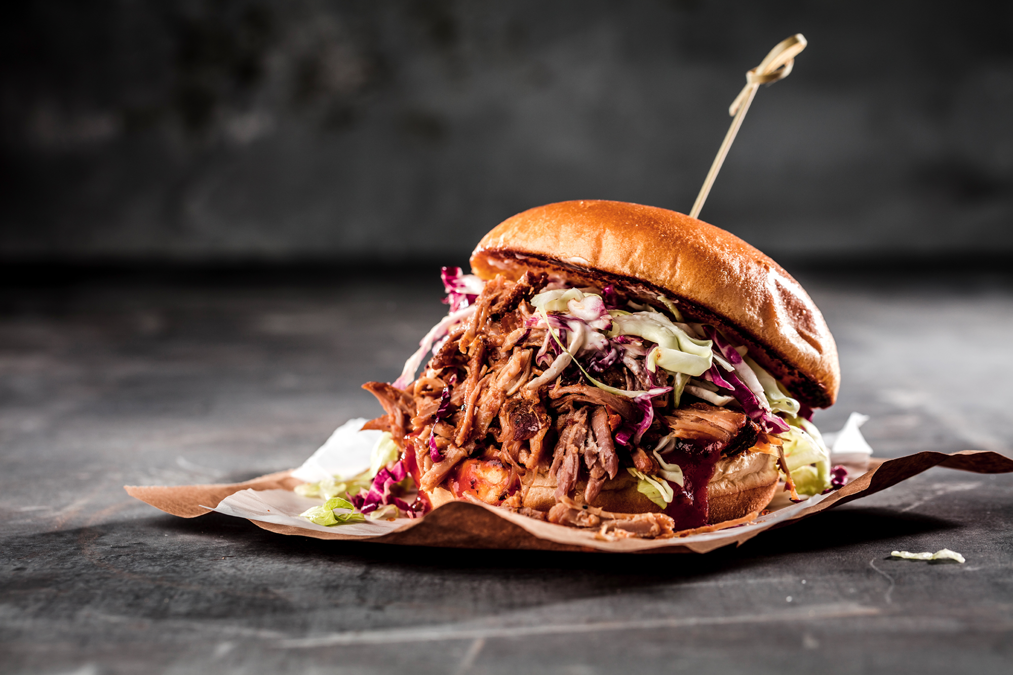 Pulled Pork mit BBQ Sauce